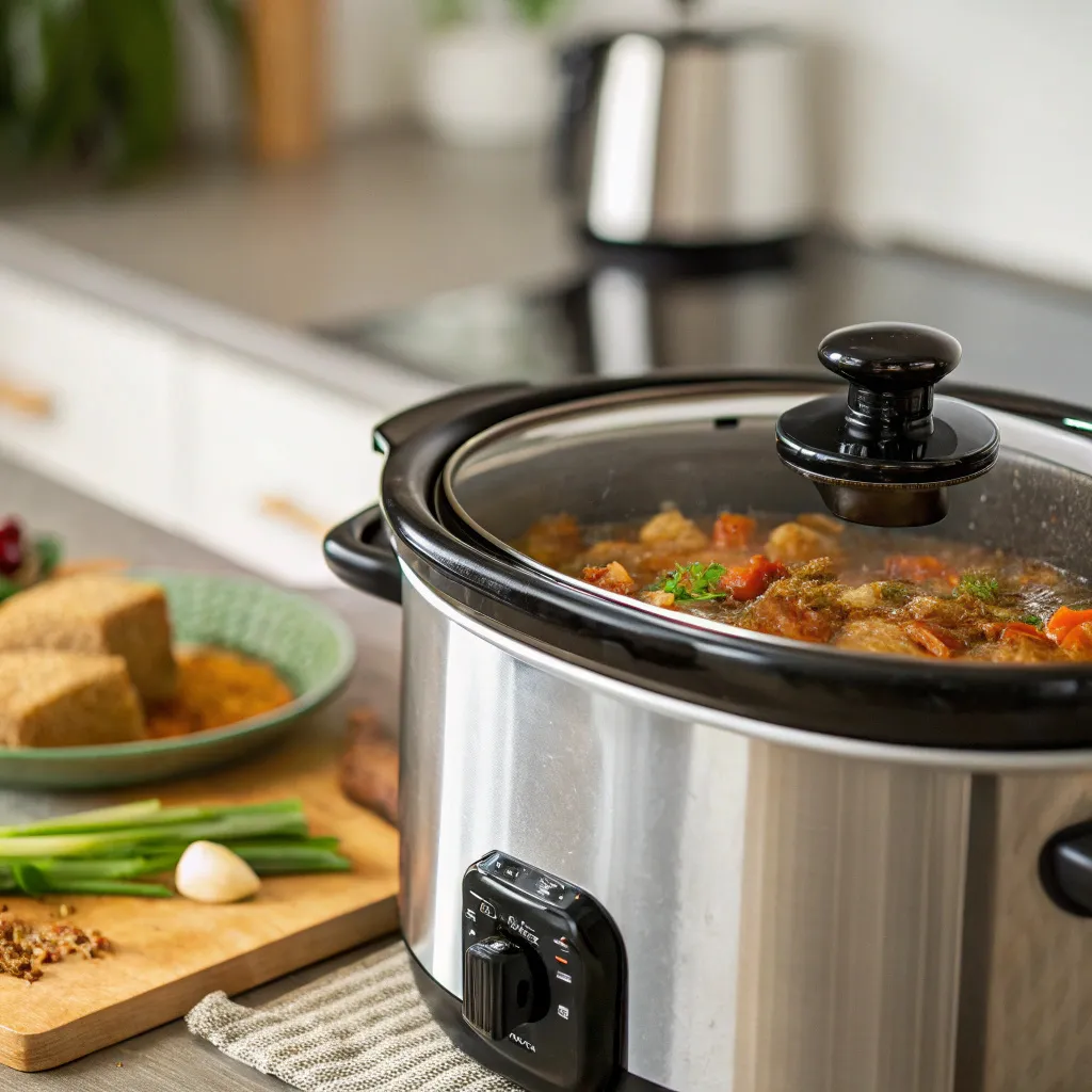 Step-by-Step Instructions for Slow-Cooked Vegetable Curry : Set and Forget