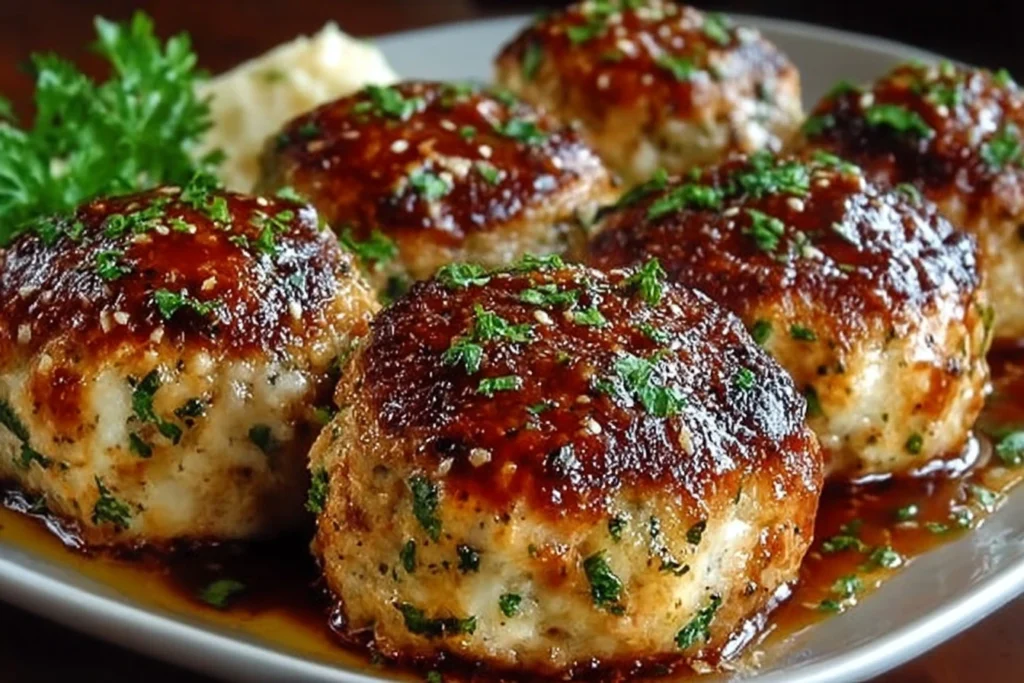 Garlic Parmesan Meatloaves